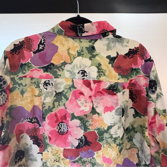 Coldwater Creek Multicolor Floral Jacket - Picture 6 of 9